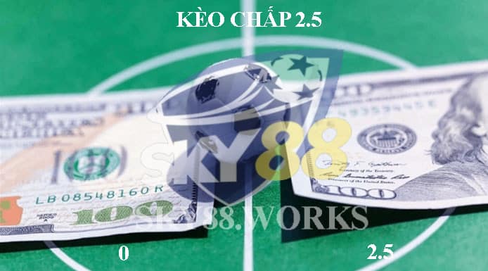 kèo chấp 2.5
